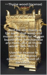 Thynewoodincensealterofincense